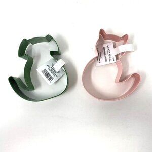 Target Wondershop Dog Cat Cookie Cutters Stainless Steel Set of 2